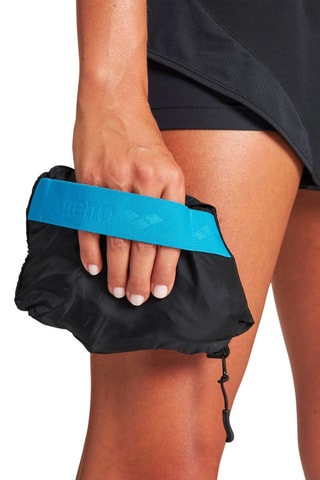Coupe-vent pliable sans manches Noir