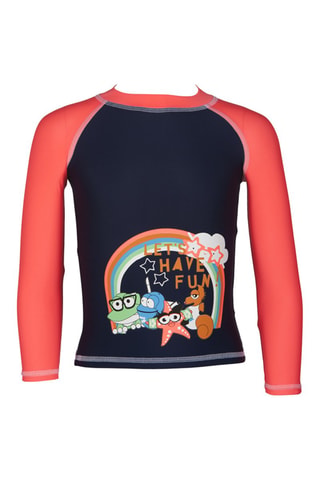T-shirt - 
Marineblauw