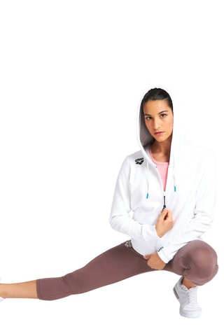 Sweat à capuche Blanc