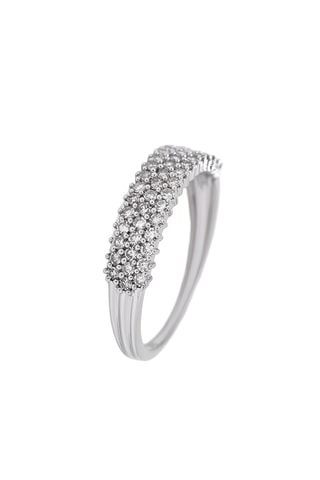 Anillo - Oro blanco y diamantes