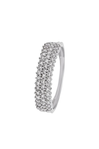 Anillo - Oro blanco y diamantes