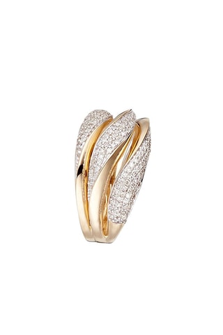 Anillo Java -  Oro amarillo y diamantes