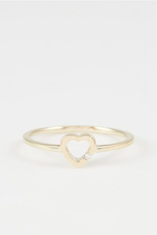 Anello Castille - Oro giallo e diamante