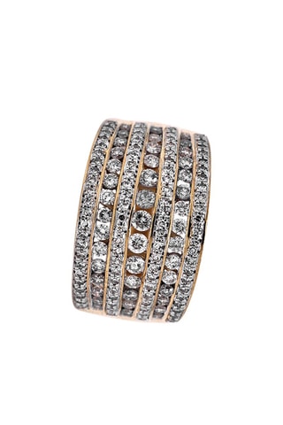 Anillo Mairya - Oro amarillo y diamantes