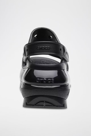 Sandali con zeppa Plastique Crocs - Nero