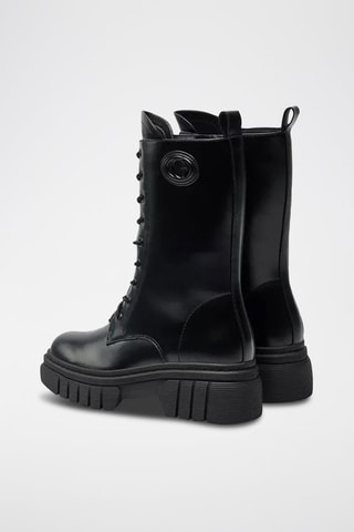 Stivali in pelle Anita - Nero
