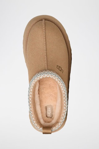 Sabot imbottiti platform in pelle scamosciata Tazz II - Beige