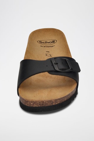 Mules en cuir Estelle Noir