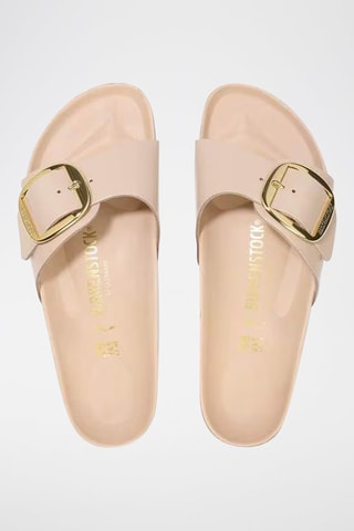 Ciabatte in pelle verniciata - Beige