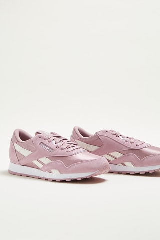 Sneakers Classic Nylon - Viola ed ecrù
