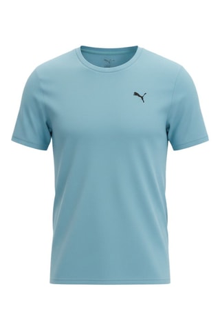 T-shirt regular da running - Celeste