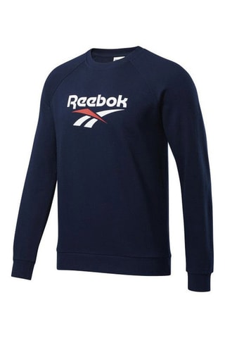 Felpa - Navy e bianco  - Reebok