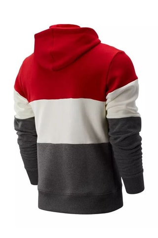 Felpa con cappuccio Athletics Stadium - Rosso e grigio