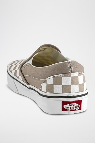 Slip-on Classic - Taupe e bianco - Vans
