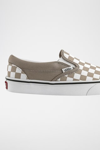 Slip-on Classic - Taupe e bianco - Vans