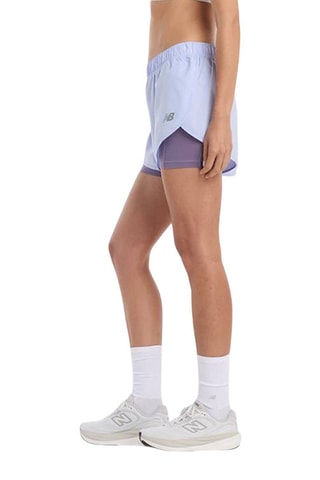 Shorts da training 2 in 1 - Viola - New Balance