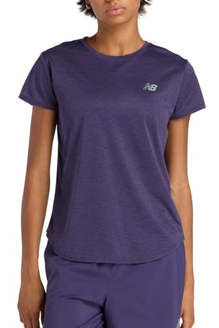 T-shirt da training - Viola melange - New Balance
