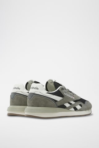 Sneakers in pelle Classic Nylon 89 - Nero e grigio scuro - Reebok