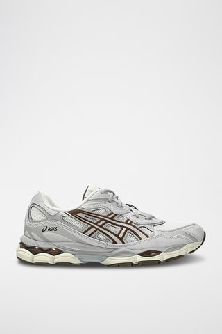 Sneakers de running in pelle scamosciata Gel Nyc - Marrone e grigio chiaro - Asics
