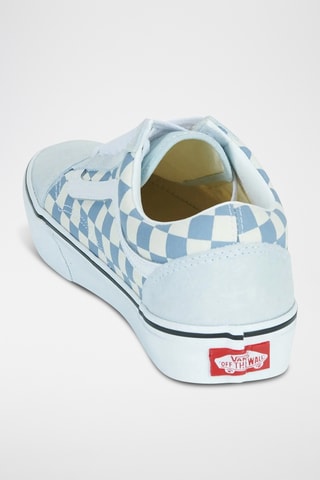 Sneakers in pelle scamosciata Old Skool - Celeste - Vans