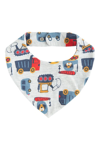 2 bandanas - Bleu pétrole et gris clair