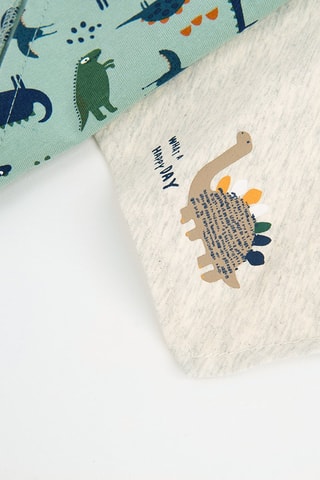 2 bandanas - Gris et vert d’eau