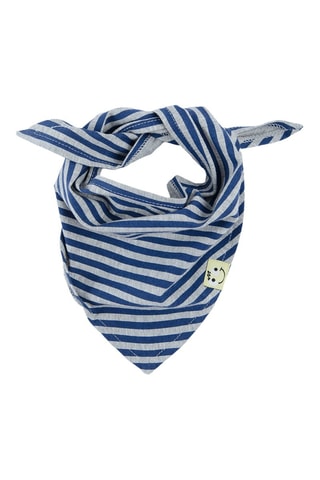 2 foulards - Bleu marine et gris chiné