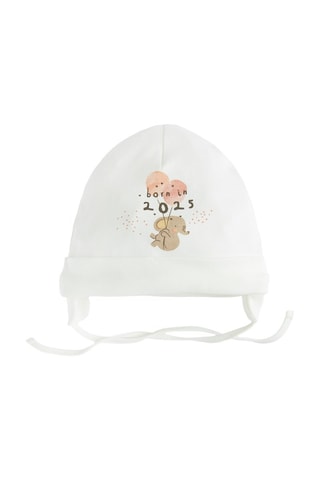 Bonnet aviateur - Ecru