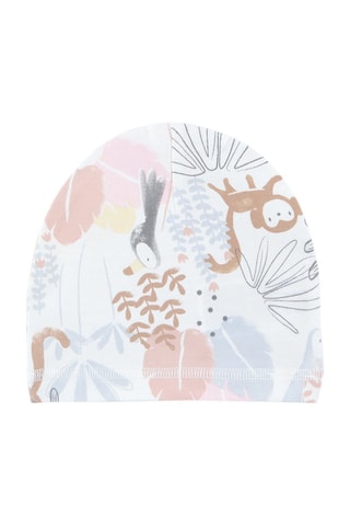 2 bonnets - Rose et blanc