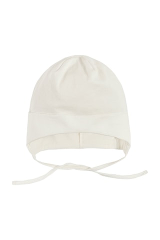 2 bonnets Gris foncé chiné et écru