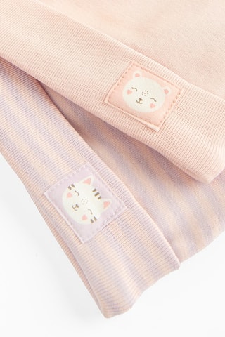 2 bonnets - Rose