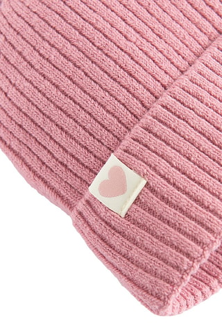 Bonnet à oreilles - Rose