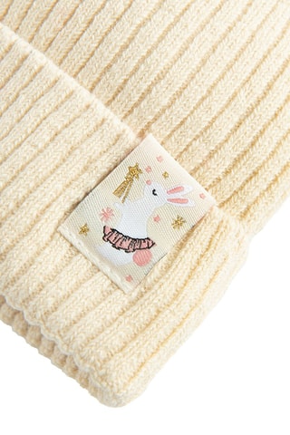 Bonnet à oreilles - Beige