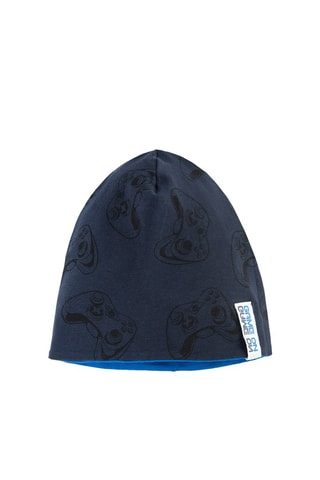Bonnet réversible - Bleu
