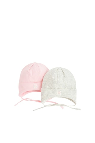 2 bonnets - Rose