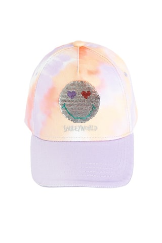 Casquette tie and dye - Mauve