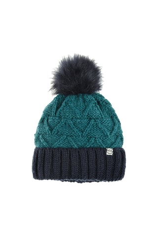 Bonnet à pompon Bleu nuit