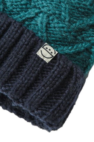 Bonnet à pompon Bleu nuit