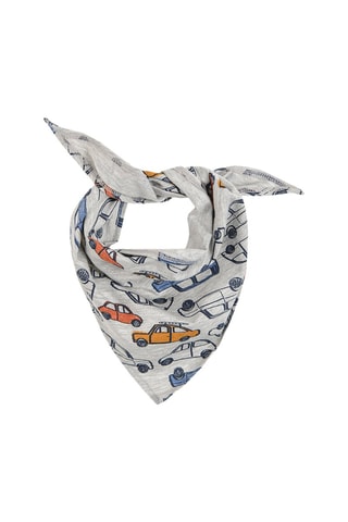 Bonnet et foulard Gris clair chiné