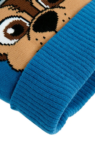 Bonnet à pompon Chase Pat’ Patrouille - Bleu pétrole