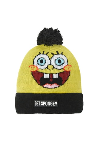 Bonnet à pompon Bob l’éponge - Bleu marine