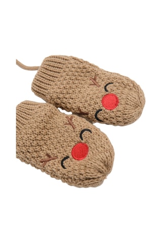 Moufles Beige