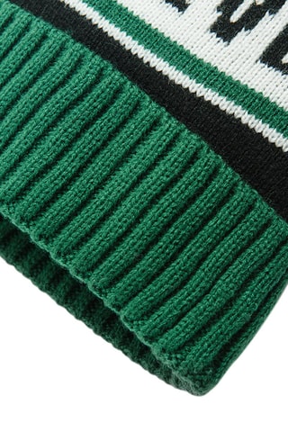 Bonnet à pompon Vert