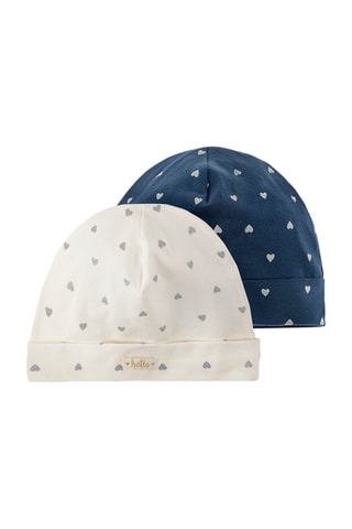 2 bonnets Ecru