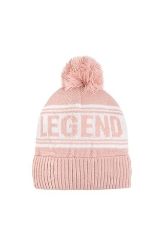 Bonnet à pompon Rose