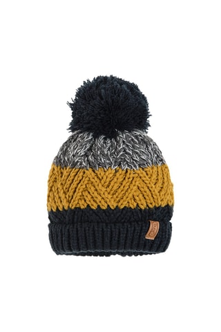 Bonnet Bleu marine et jaune