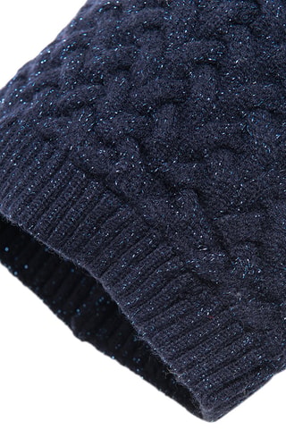 Bonnet à pompon Bleu marine