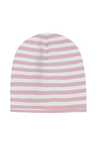 Bonnet - Rose et blanc