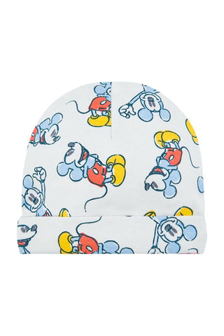 2 bonnets Mickey Disney Ciel et blanc