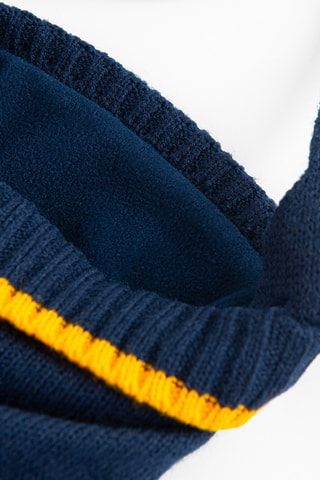 Bonnet à pompon - Bleu marine